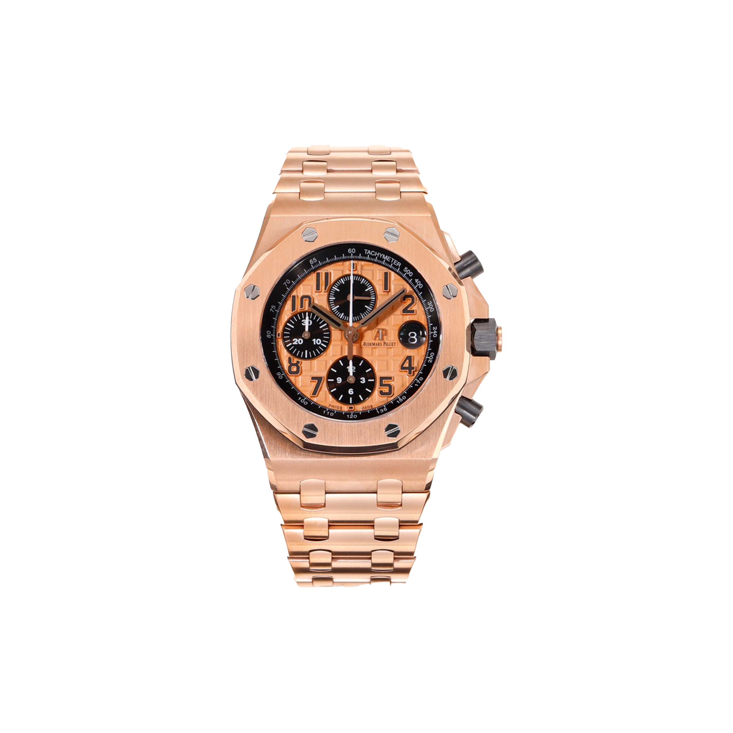 AUDEMARS PIGUET ROYAL OAK OFFSHORE ROSE GOLD WATCH 26470OR.OO.1000OR.01